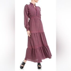 Max Studio Maxi Dress with Ruffles